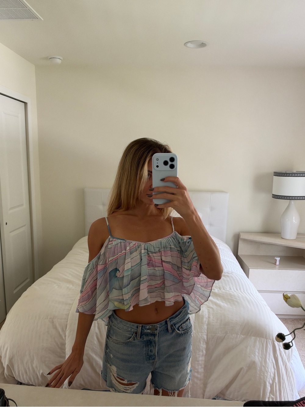 Mara Hoffman Swim Pastel Wave Top
